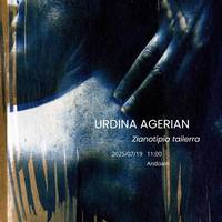 Urdina agerian, zianotipia tailerra