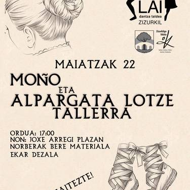 Maiatza saltsan: Moño eta alpargata tailerra