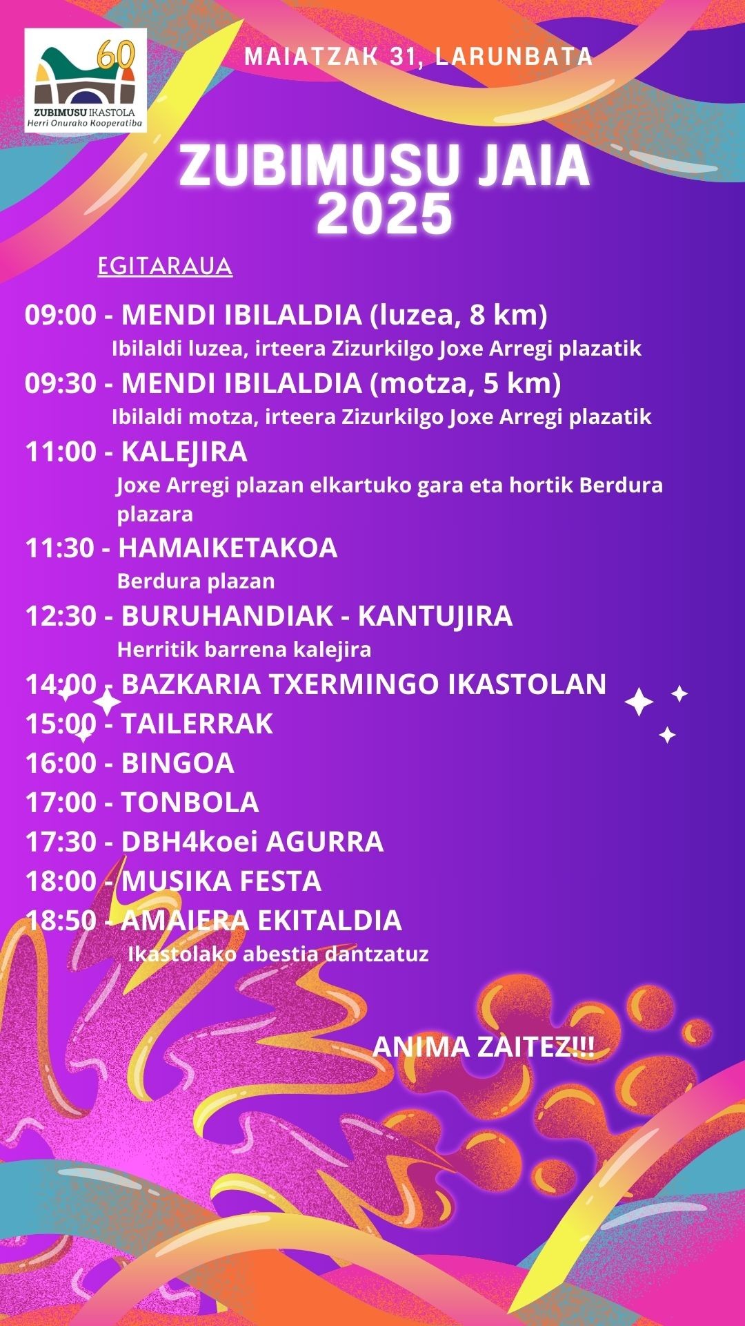 Zubimusu jaia!
