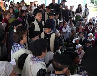 Ondarreta Herri Eskola Gabon kantuan