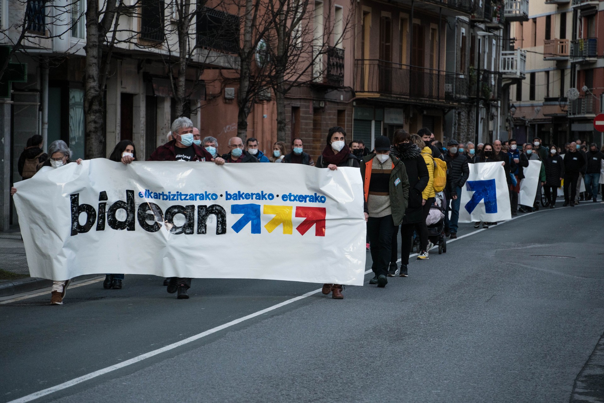 “Etxerako bidea gertu!” lelopean hamaika mobilizazio antolatu ditu Sare Herritarrak