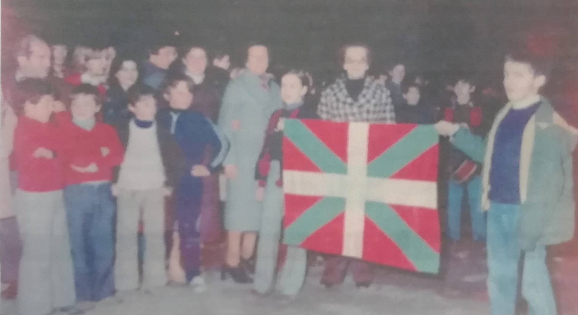 Aberri Egunean Ikurriña