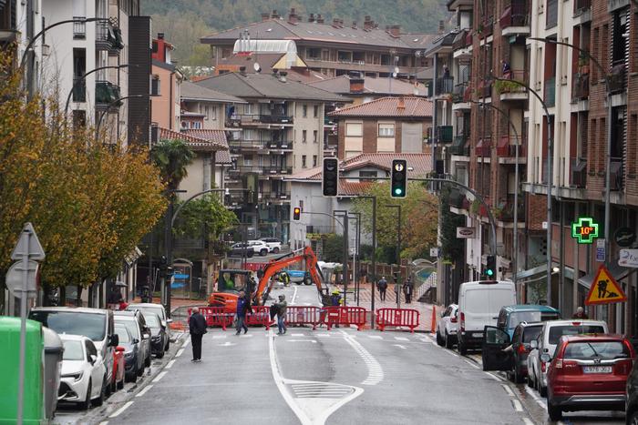 Idiazabal kalea itxita egongo da hainbat egunez, bulebarizazio lanengatik