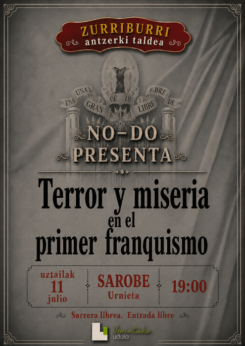 Terror y miseria en el primer franquismo antzezlana