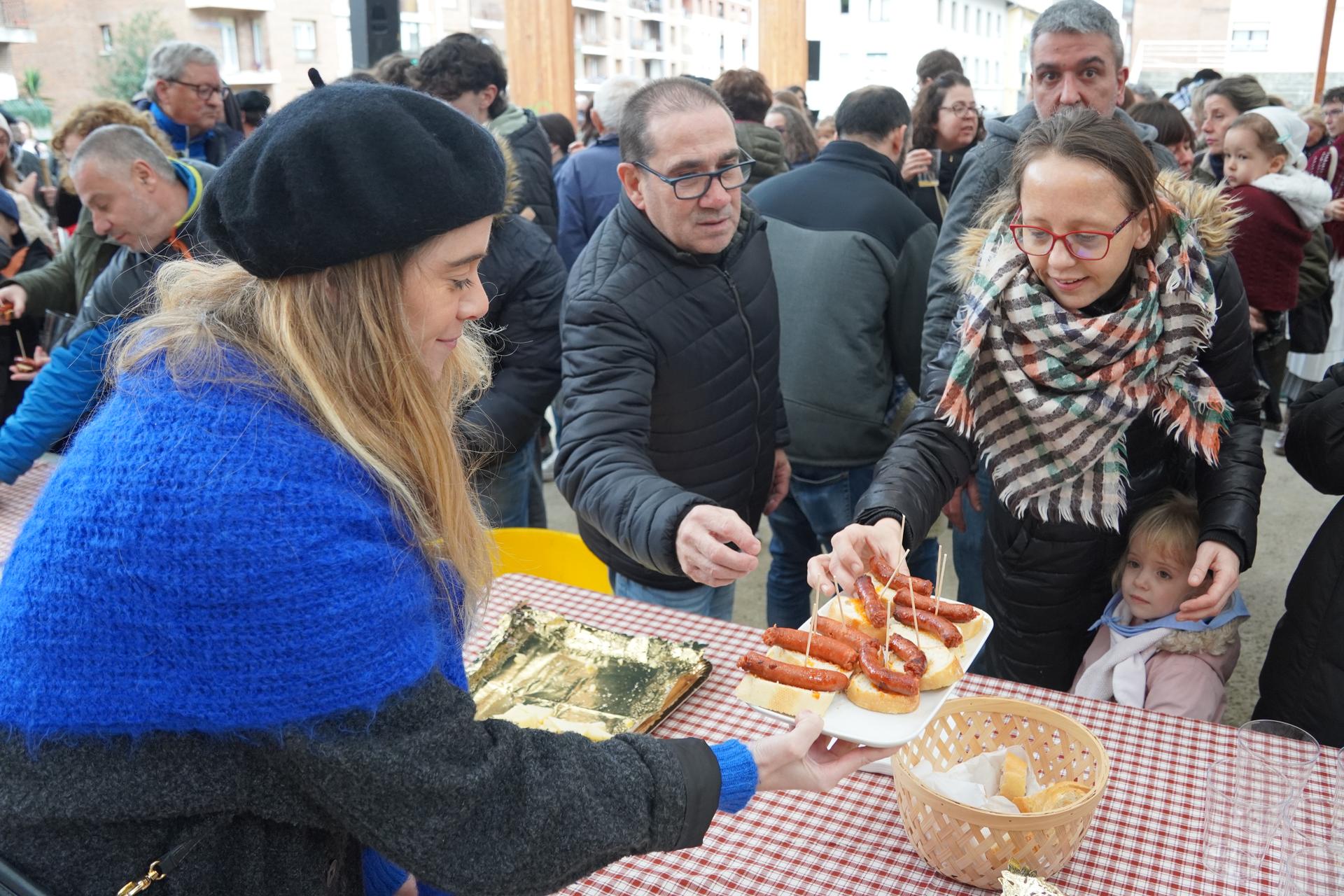 Hitzorduz beteriko egitaraua, San Tomas egunean