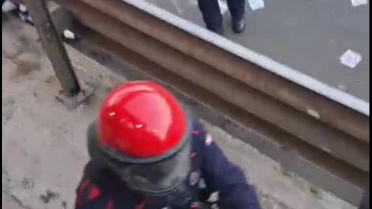 Ertzaintzaren karga, manifestarien aurka