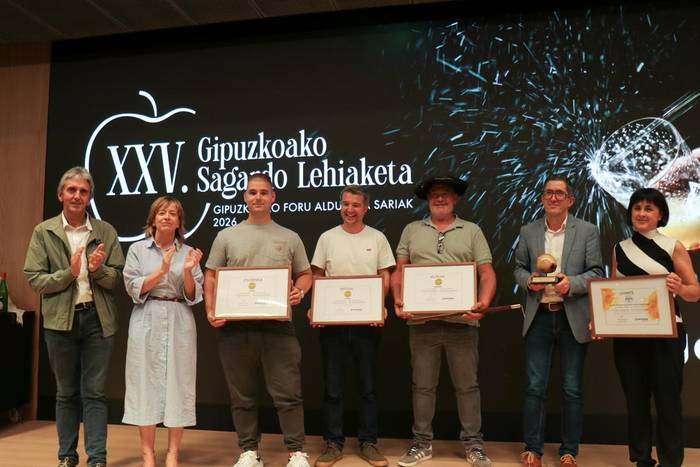 Adunako Aburuza sagardotegiak irabazi du XXV. Gipuzkoako Sagardo Lehiaketa