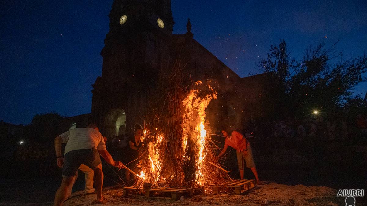 San Juan suaren ospakizuna, Goikoplazan