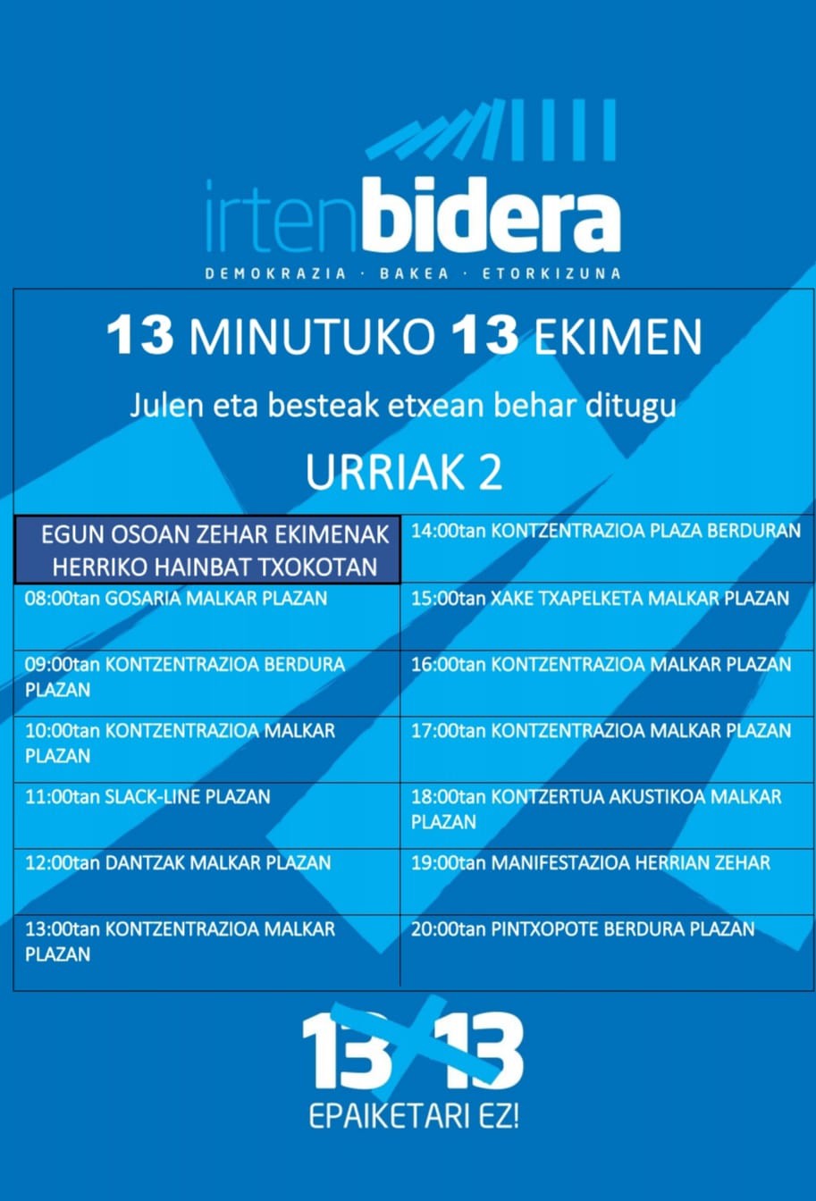 13 minutuko 13 ekimen, Amasa-Villabonan