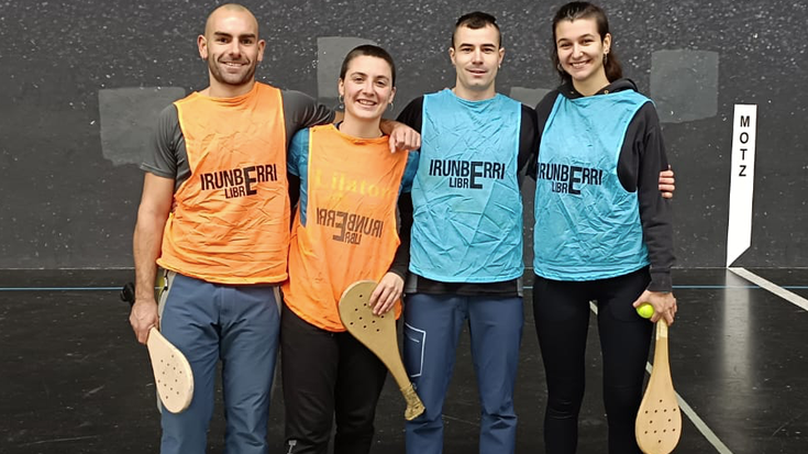 Pala txapelketa mixtoaren edizio berria antolatu du Irunberrik