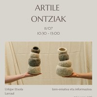 Artile ontziak egiteko tailerra