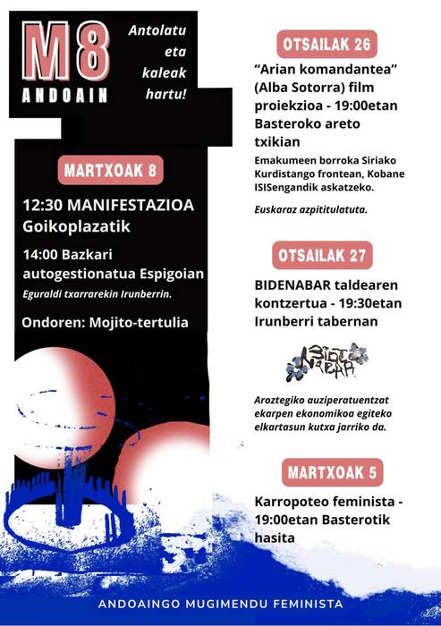 Antolatu eta kaleak hartu!