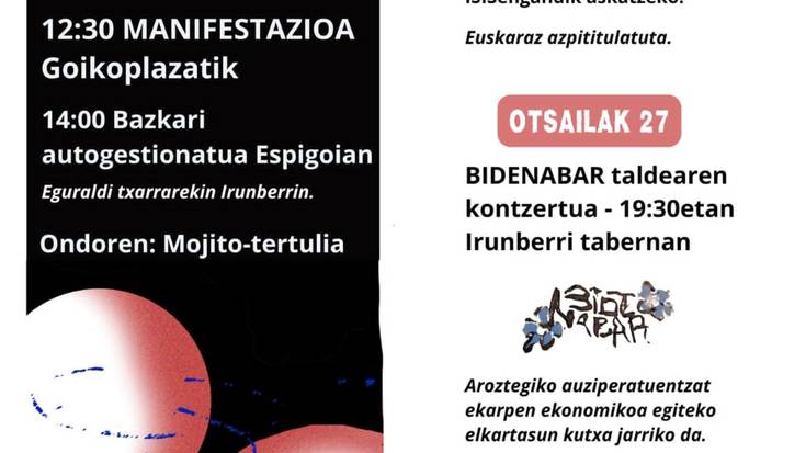 Antolatu eta kaleak hartu!