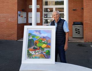 “Aitaren sustraiak” erakusketa, Andre Olasaguirre pintorearen eskutik