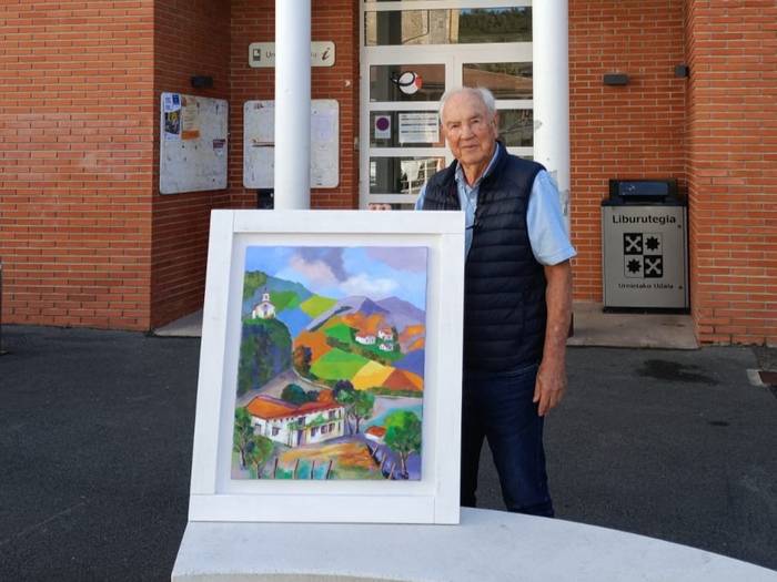 “Aitaren sustraiak” erakusketa, Andre Olasaguirre pintorearen eskutik