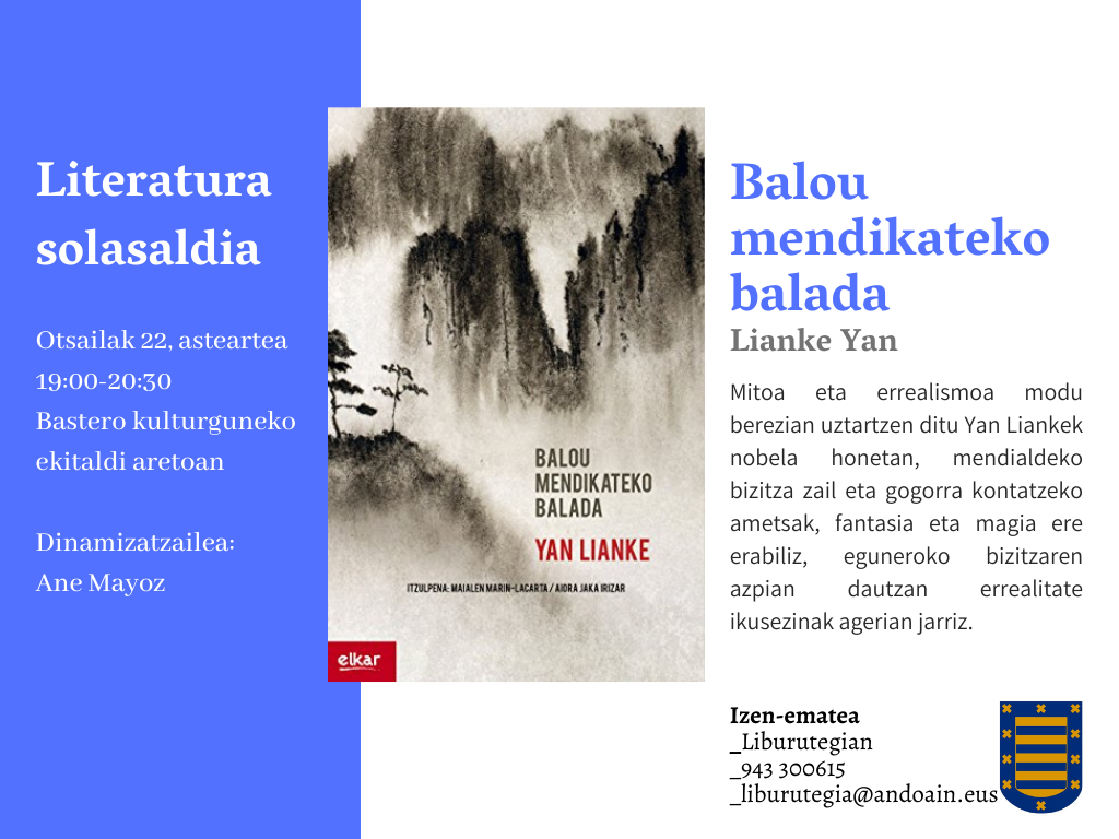 Literatura solasaldia, otsailaren 22an