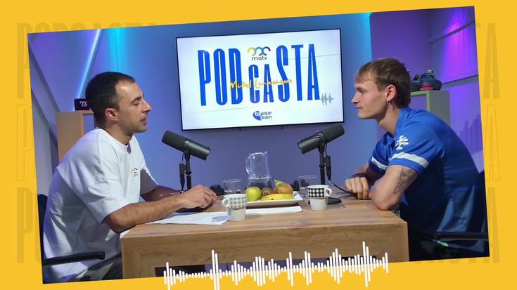 Mikel Linacisoro eskalatzailearekin solasean