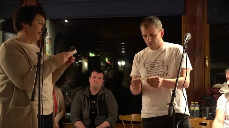 Andoain-Hernani Gipuzkoako Herriarteko Txapelketa: Jon Eskudero eta Xabat Pagola, lau oinak jarrita