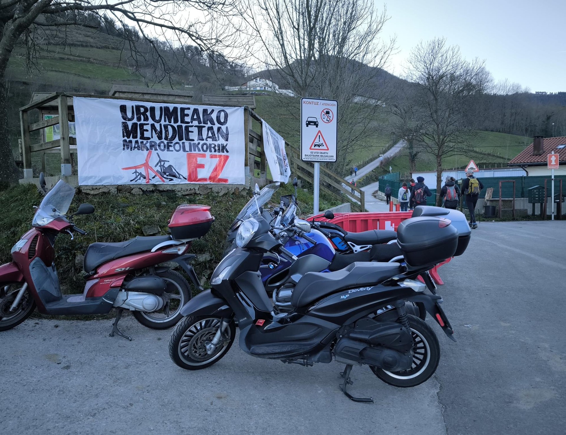 Besabin izango lukete sarbidea Urumeako zentral eolikoaren obrek