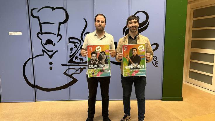 Raymond Naval, Lax Lazaro, Soge Culebra eta Anixe artistak Andoainen izango dira
