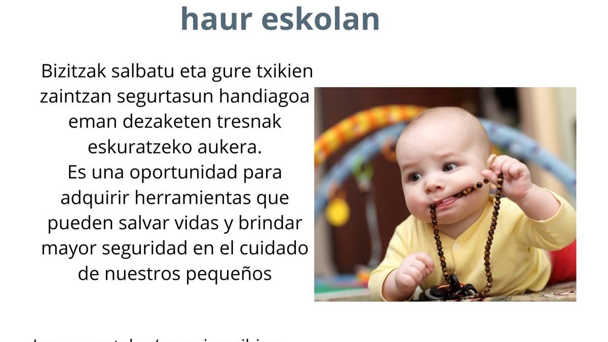 "Lehen sorospenak haurrekin" formakuntza