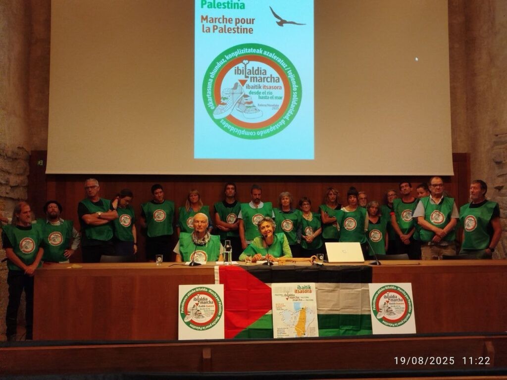 Palestinaren aldeko ibilaldiaren adierazpena