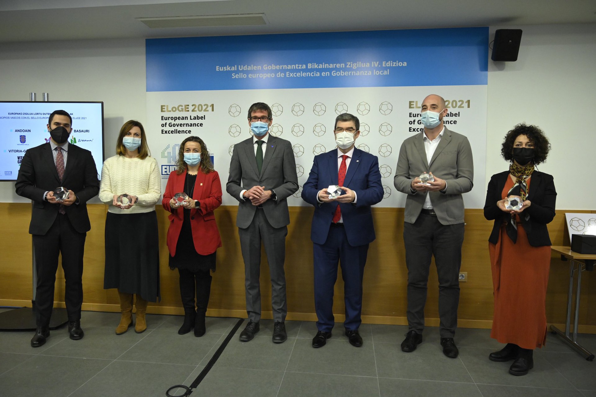 ELOGE zigilu europarra lortu dute Andoainek eta Urnietak