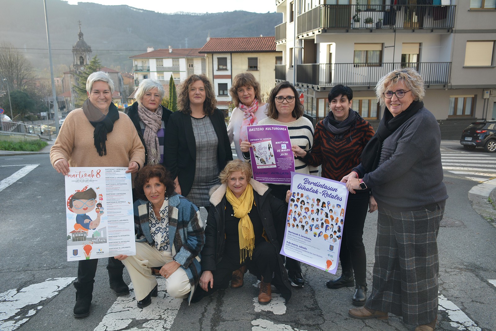 Zuena elkartea, buru belarri martxoaren 8ko ekitaldi-sortaren harira