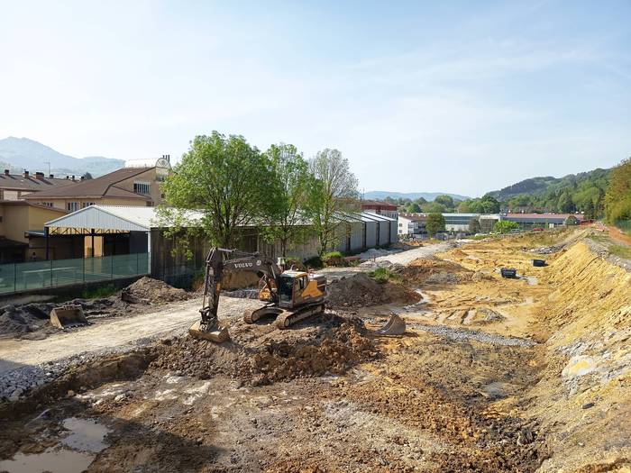 Abian dira Egapeko DBHko eraikin berria eraikitzeko lanak