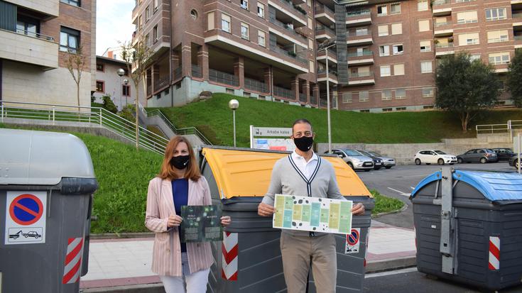 Behera egin du birziklapenak Urnietan