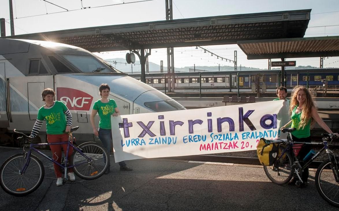 Txirrinka, Urnietatik Andoainera