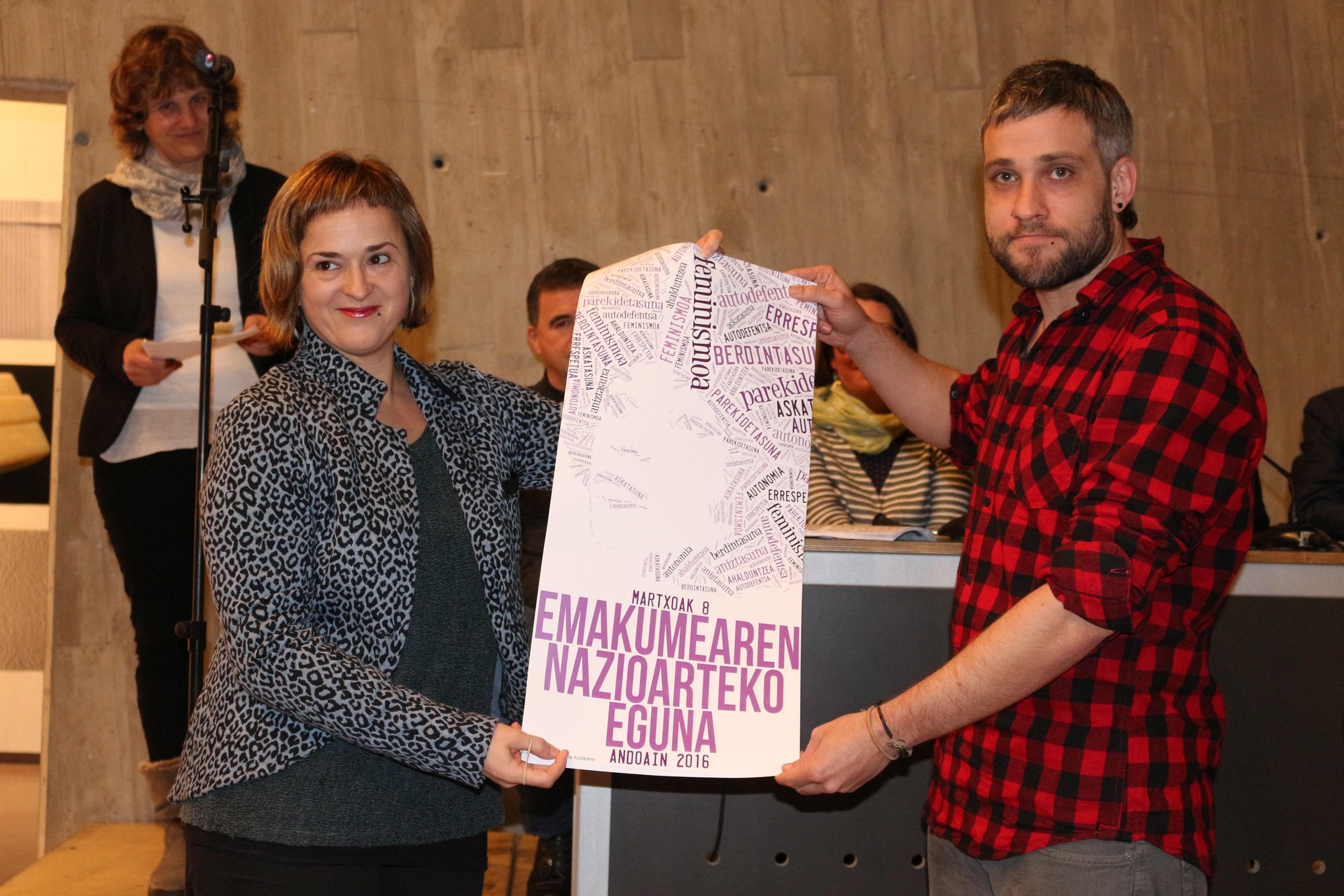 Arkaitz Lasartek irabazi du Emakumeen Nazioarteko Eguneko kartel lehiaketa