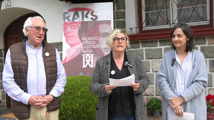 Rikardo Arregi Kazetaritza Sarien aurtengo deialdia, agerraldia
