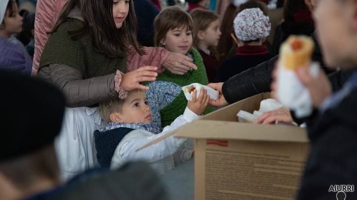 Ikasleen hamaiketakoa Joxe Arregi plazan