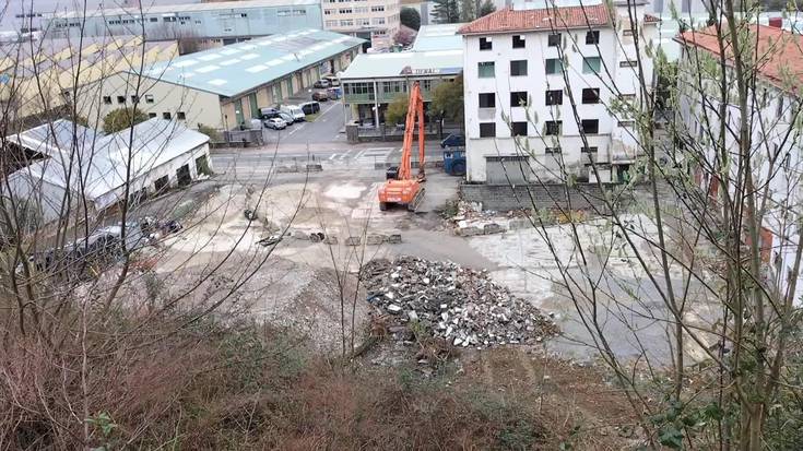 Ama Kandida etorbideko hirigintza lanak aurrera doaz