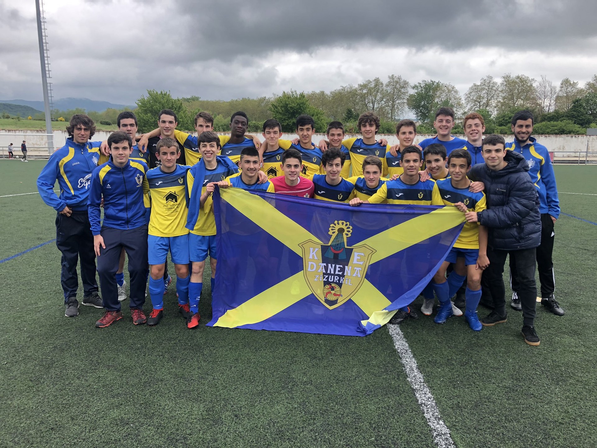 Danena futbol taldeko kadeteak Euskal Ligan arituko dira