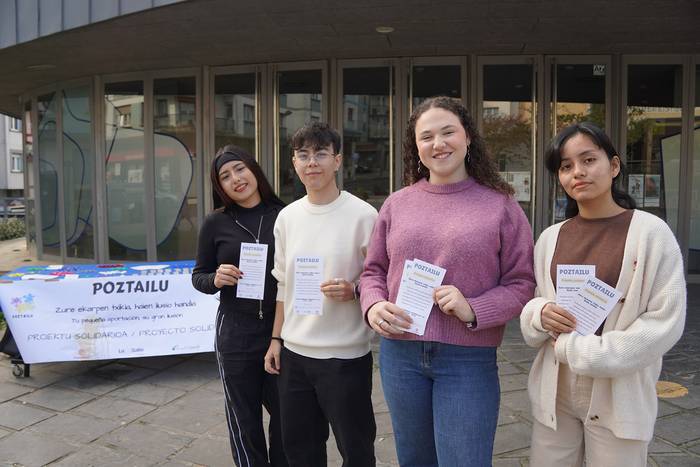 “Zure ekarpen txikia, haien ilusio handia”, Poztailu proiektua ikasle gazteen eskutik