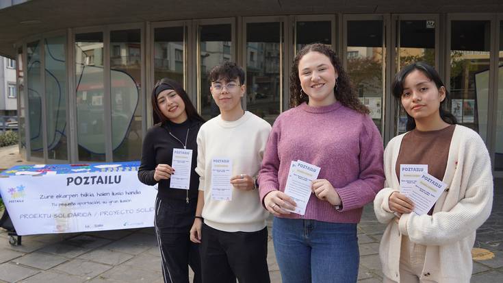“Zure ekarpen txikia, haien ilusio handia”, Poztailu proiektua ikasle gazteen eskutik