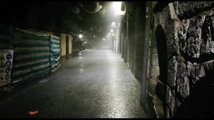 Euri jasa eta kazkabarra goizean goiz