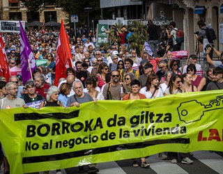 Pobretzearen eta errentismoaren kontra Euskal Herrian etxebizitza eta soldata duinak denontzat