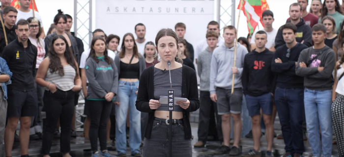 Irailaren 14ko manifestaziorako deialdia egin du Andoaingo Ernaik
