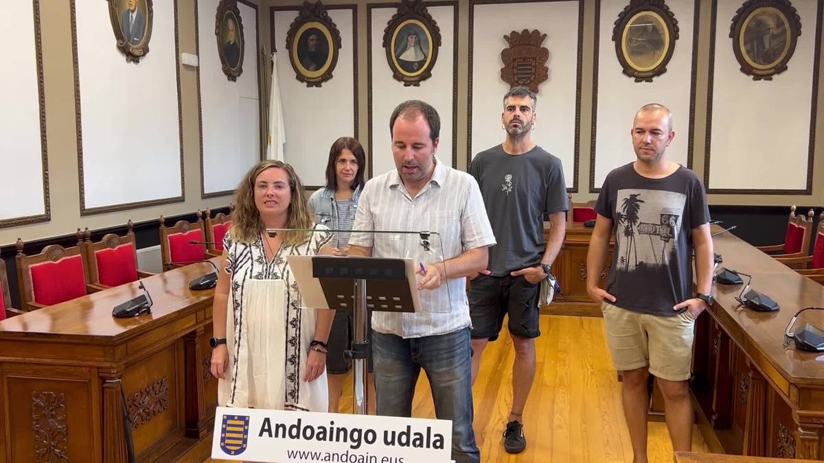 "Andoaingo Udalak Gipuzkoako Foru Aldundiari eskatzen dio bertan behera utz dezala Andoaingo lazoa deritzon proiektua"
