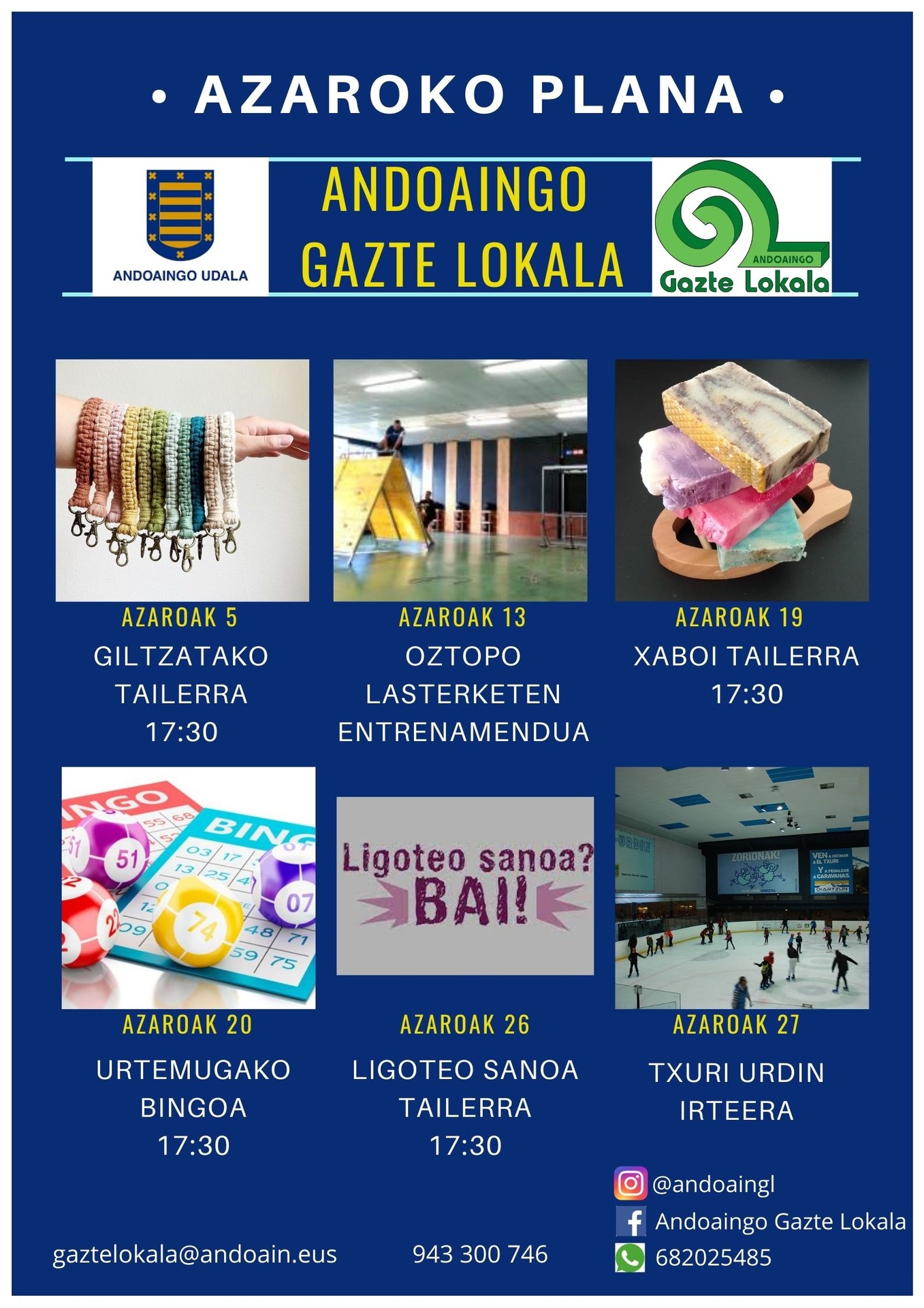 GAZTE LOKALEKO AZAROKO EGITARAUA!!!