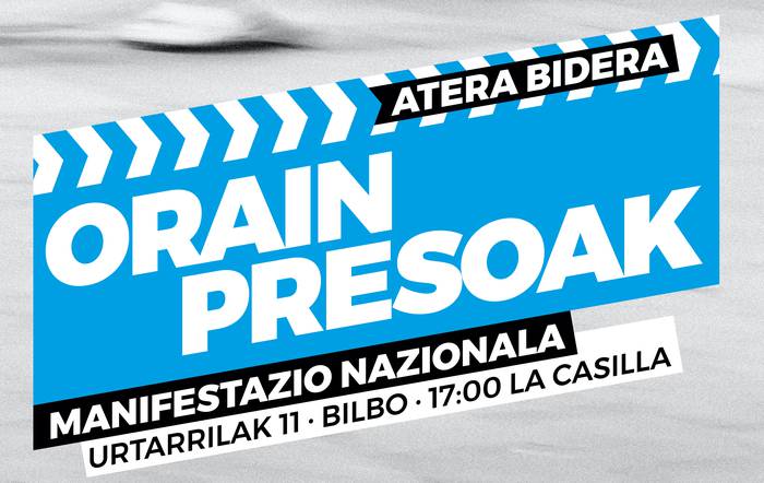 Presoen aldeko manifestaziora, Andoaindik