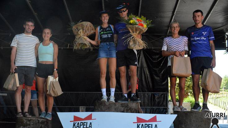 I. Sorabilla Trail mendi lasterketa: helmugan