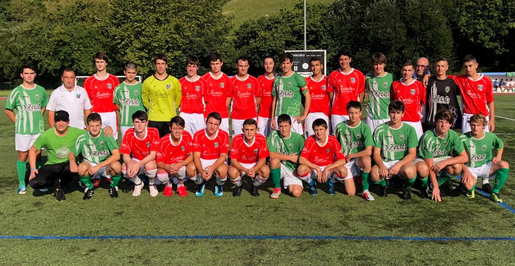 Gazte mailako futbol txapelketa Urnietako futbol zelaian