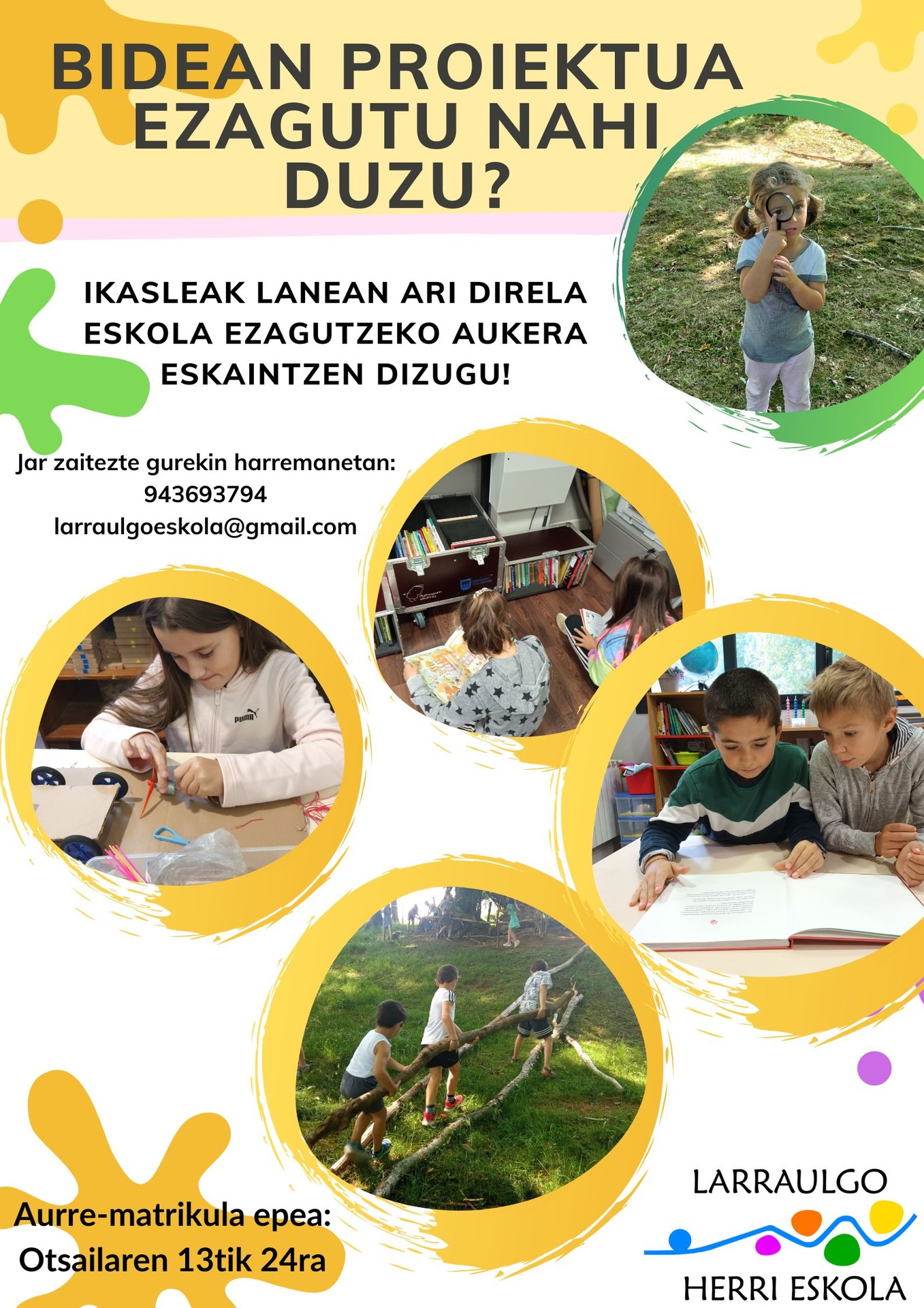 EZAGUTU LARRAULGO HERRI ESKOLA!