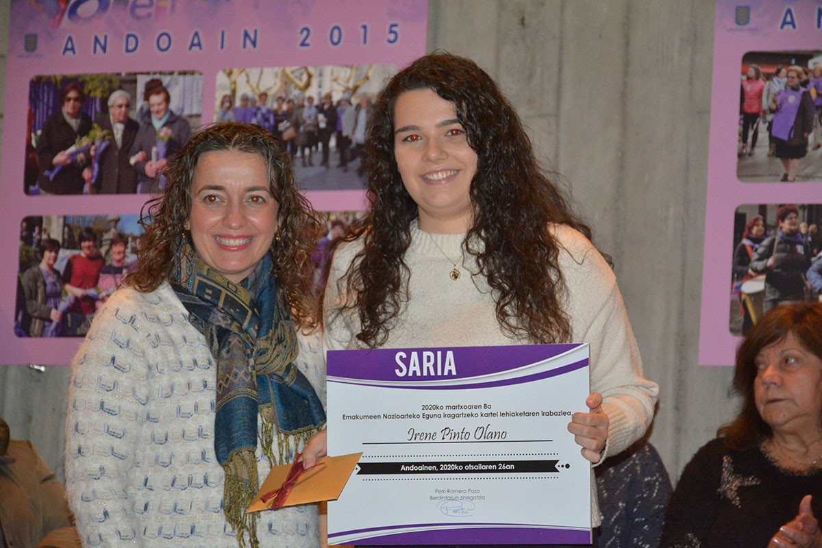 Irene Pinto da Martxoak 8ko kartelaren egilea