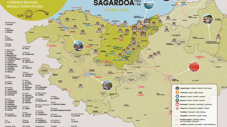 'Sagardoa Route', sagardotegi-bilatzailea