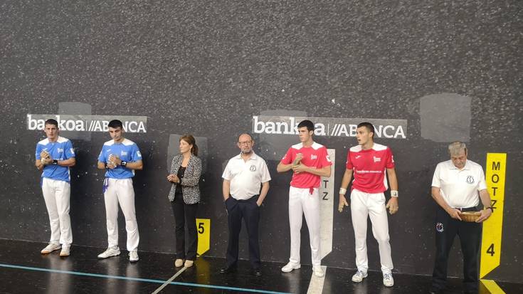 Bankoa Abanca-DV pilota txapelketa entzutetsua jokatu zen Arrate pilotalekuan